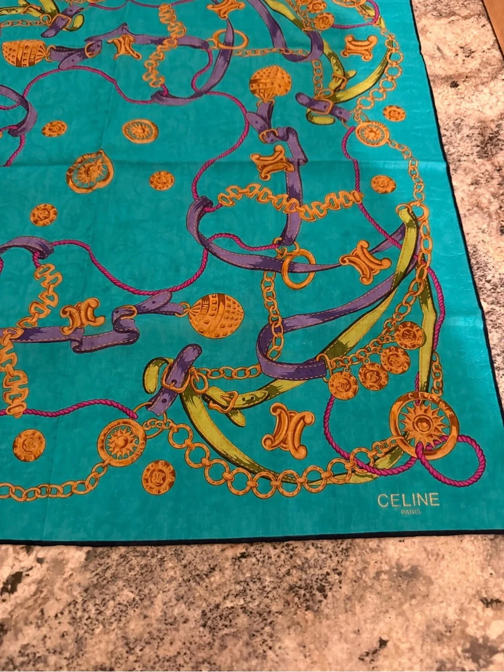Celine Scarf/Handkerchief/Bag Scarf